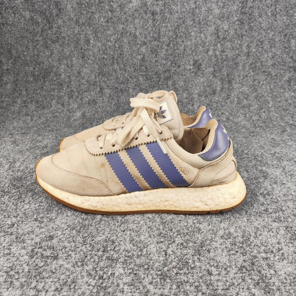Adidas I-5923 Shoes Womens Size 6.5 Beige Suede Mesh Running Sneakers D97351